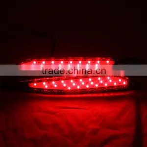 FOR 08-14 Sonata Rear Bumper Backup Tail Rear Bumper Lamp LED Reflector Stop Brake Light Hyundai Rear Bumper thumbnail-6