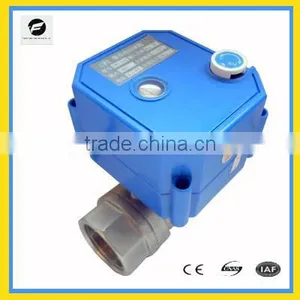 BSP Brass Manual Electric Water Valve 3-6v,12v,24v Two Way Motorized Ball Valve thumbnail-1