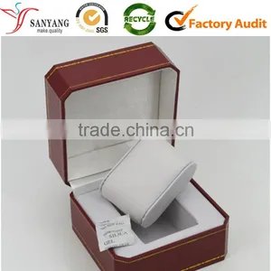 PU Engraved Leather Cover EVA Insert Pillow Rustic Watch Box thumbnail-4