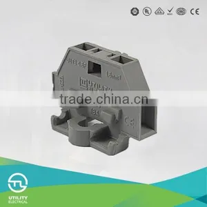 400V 18A DIN Rail Mount Spring Type Terminal Blocks With Rated Section 0.8-1.5mm2 thumbnail-3
