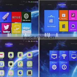 Hot Wifi Pico Projector Cheap Smart Projector With Battery Android OS CPU Quad-core thumbnail-6