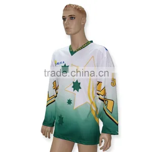 Professional Unique Team Green Sublimation Inline Female Hockey Jerseys thumbnail-1