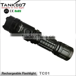 Cree XM-L T6 Led Flashlight for Police Use TANK007 TC01 thumbnail-1