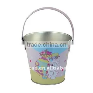 New Style Ice Bucket Metal Tin Bucket With Handle for Easter thumbnail-6