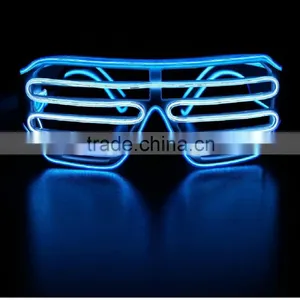 Party Favor China Christmas Decoration Shutter EL Wire Glasses thumbnail-2