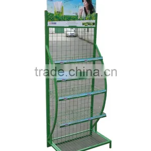 OEM Metal Display Rack for Beverages Drinks Stand thumbnail-1