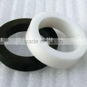 Fancy White Ceramic Rings for Women With Multi Faced and High Polished thumbnail-4