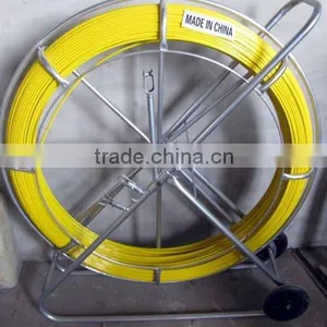 14mm Fiberglass Push Pull Rod,Fiber Snake Duct Rodder, Galvanized Electrical Cable Reel Stands thumbnail-1