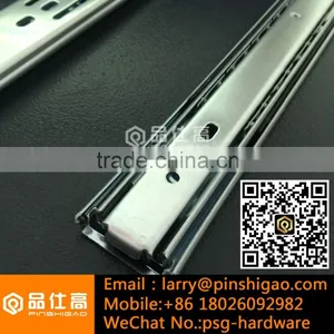 3 Fold 35mm Width Full Extension Ball Bearing Telescopic Slide thumbnail-1