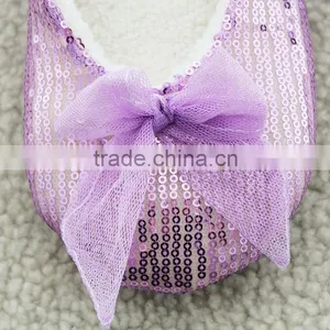 New Material Paillette Indoor Soft Sole Wide Dance Shoes for Women thumbnail-5
