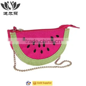 Kids Shoulder Bag With Chain/heart Charm and Bow thumbnail-5