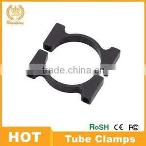 Wholesale Price Black CNC 12mm 16mm 20mm 22mm 25mm Alimunum Tube Clamps for DIY Drones Quadcopter thumbnail-1