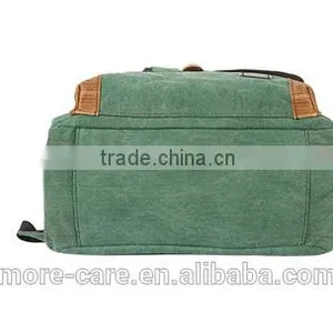 Men's Trendy Vintage Canvas Backpack thumbnail-4