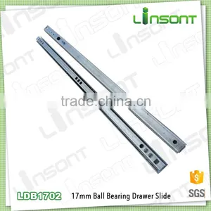 Popular 17mm Small Drawer Slide Kitchen Fittings Drawer Slide thumbnail-1