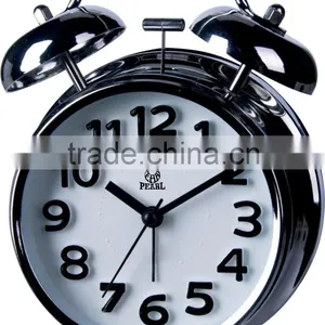 Pearl Mini Metal Bell Alarm Clock PT260 thumbnail-1