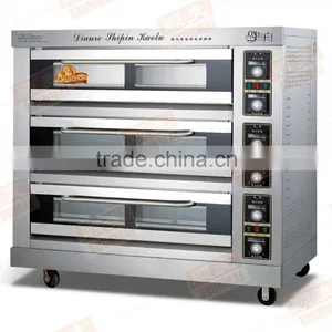 2016 Hot Sale Bread Bakery Machine Deck Oven Pizza Oven thumbnail-4