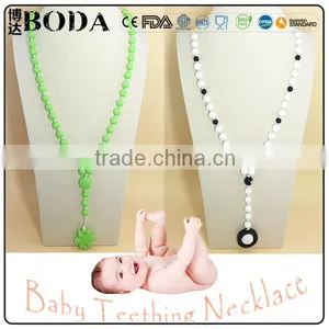 Baby Teething Toyteether Silicone Necklace thumbnail-2
