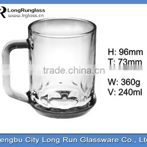 LongRun 8oz China-made Traditional and Typical Drinking Coffee Glass Mug Glass Tea Glass Cup thumbnail-1