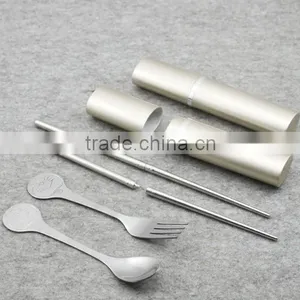 3pcs Cutlery Set Spoon Fork and Chopsitcks thumbnail-1