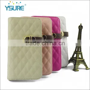 2016 New Arrival Slider Diamond pu Case for Huawei , , Four Card Slots and One Pocket . The New Matel Button thumbnail-1