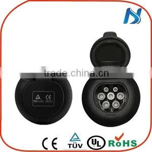 63A IEC 62196-2 Inlet Socket/ IEC 62196-2 EV Charging Plug Type 2 Male Inlet thumbnail-5