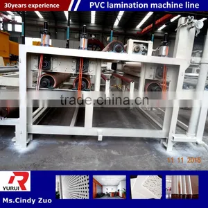 Simple Structure and High Capacity Gypsum Ceiling Board Machine Manufacturer/pvc Laminated Gypsum Tiles Production Line thumbnail-2