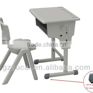 Height Adjustable Childrens School Desk thumbnail-1