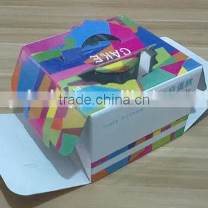 Custom Design Food Grade Decorative Take Away Paper Cake Box thumbnail-3