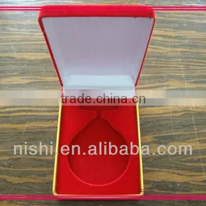 Custom Velvet Wooden Plastic Medal Box thumbnail-1