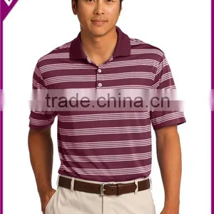 Stripe Yarn-Dyed Polo Shirt thumbnail-1