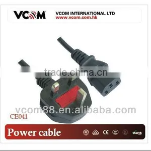 UK Type Copper Conducter PVC Jacket Power Cord thumbnail-1