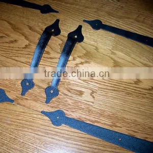 Stamped Steel Aoerka Pull Handle Decorative Garage Door Hardware thumbnail-5