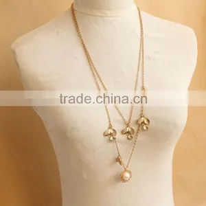 MYLOVE Pearl Korean Style Chain Fashion Coat Chain Sweaterchain MLSC-18 thumbnail-1
