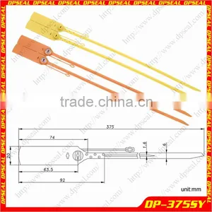 China Hot Sale Postal Service Plastic Clamp Seal DP-375SY Plastic Seal thumbnail-1
