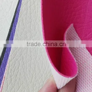 Top High Quality Synthetic Leather Car Seat Leather Synthetic Ventilate, PVC Rexine Leather for Sofa thumbnail-1