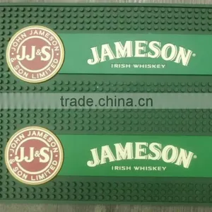 New Design Custom Logo Bar Mat,soft Pvc Bar Mat, Rubber Bar Mat thumbnail-3