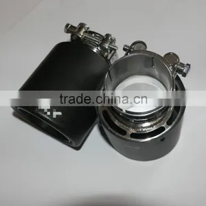 Black Carbon Fiber Exhaust Tip/carbon Fiber Muffler End Pipe thumbnail-5