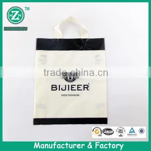 Soft Loop Handle LDPE/HDPE Material Custom Shopping Polybag thumbnail-1