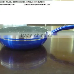 Metallic Coating Deep Frying Pan WOK thumbnail-6