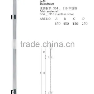 Stainless Steel Rail/stainless Steel Stair Railing/steel Stair Railing thumbnail-1