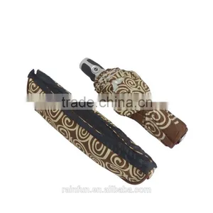 3 Fold Full-automatic Umbrella With Lace uv Umbrella thumbnail-2