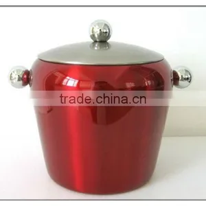 1.0L Stainless Steel Ice Bucket With Lid thumbnail-1