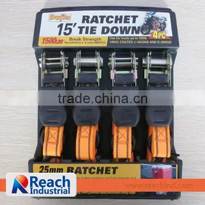 Ratchet Tie Down 4 PCS SET thumbnail-2