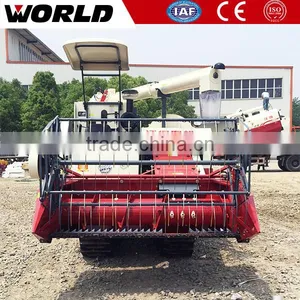 Full Feeding WORLD Brand 88HP 4LZ-4.0E Mini Rice Combine Harvester Price thumbnail-4