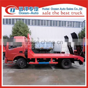 Small Dongfeng 4x2 5 Gears Flatbed Lorry for Sale thumbnail-3