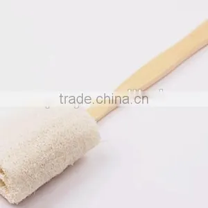 Natural Loofah Wooden Bath Brush ,back Cleaning Brush, Body Brush thumbnail-1