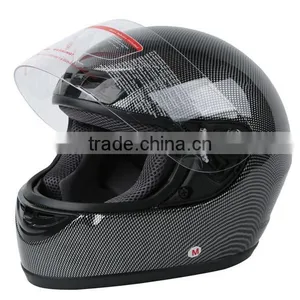 Motorcycle DOT CARBON FIBER FULL FACE MOTORCYCLE SCOOTER STREET SPORT BIKE HELMET S M L XL thumbnail-1
