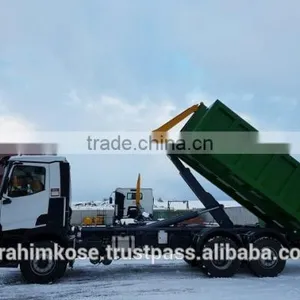Hooklift Truck Hook Lifter 20 Tons Roll Container Truck Dumpster Truck thumbnail-3
