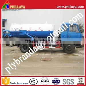 5.8 M3 Small Vacuum Sewage Tank Truck Trailer Sale thumbnail-3
