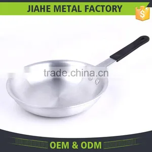 Best Kitchen Aluminum Sanded Cut Rim Chinese Deep Frying Pan thumbnail-1